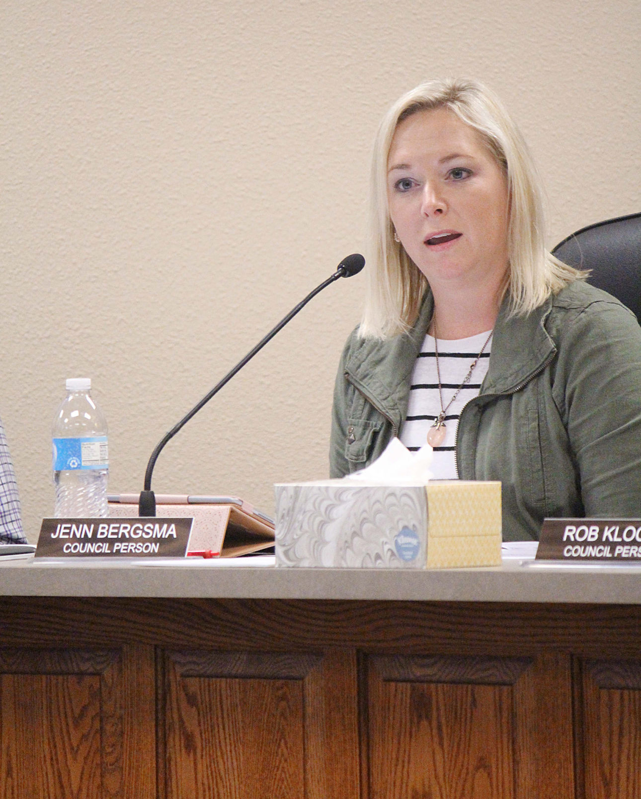 Bergsma makes motion